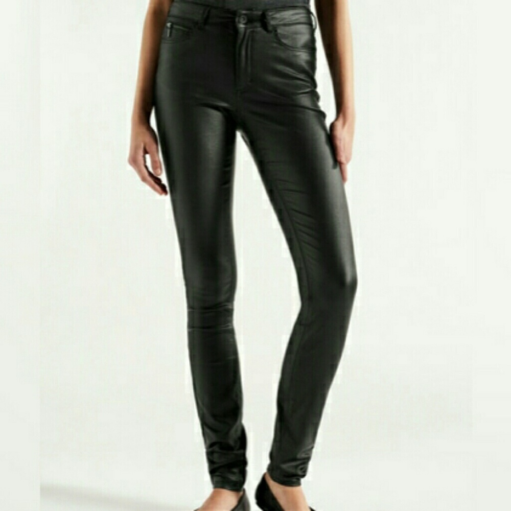 😎💕 Long Tall Sally Coated Black Skinny Jean 💕😎